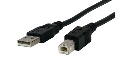 USB cable, type B to A