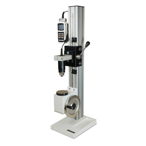 Mark-10 TST - TST-H Manual Torque Test Stand with Maximum Force 100 lbFin (11.3 Nm) - TST: Torque stand, hand wheel-operated, vertical